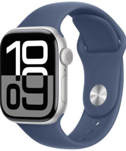 アップル アップル Apple Watch Series 10(GPSモデル)- 42mmシルバーアルミニウムケースとデニムスポーツバンド - S/M MWWA3JA MWWA3JA