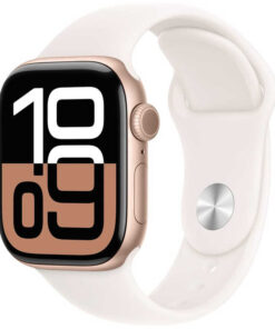 アップル アップル Apple Watch Series 10(GPSモデル)- 42mmローズゴールドアルミニウムケースとライトブラッシュスポーツバンド - S/M MWWH3JA MWWH3JA