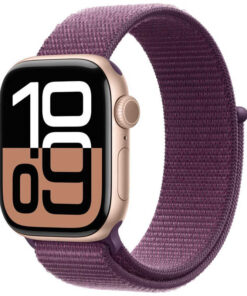 アップル アップル Apple Watch Series 10(GPSモデル)- 42mmローズゴールドアルミニウムケースとプラムスポーツループ MWWK3JA MWWK3JA
