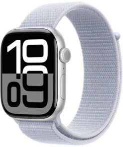 アップル アップル Apple Watch Series 10(GPSモデル)- 46mmシルバーアルミニウムケースとブルークラウドスポーツループ MWWN3JA MWWN3JA